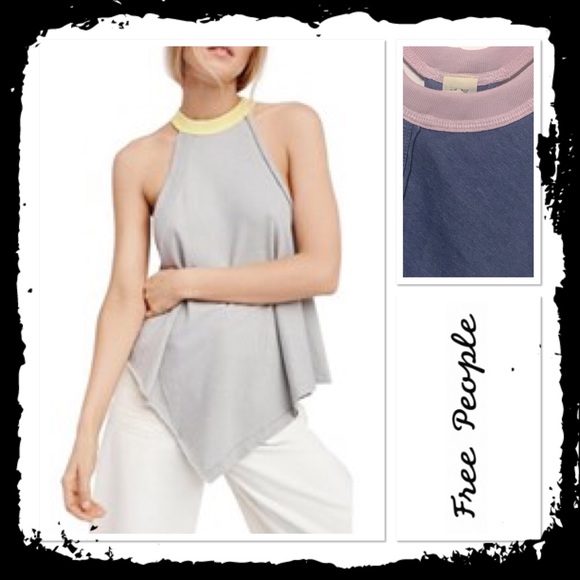 Free People Tops - Free People Rib Halter Knit Tank Top